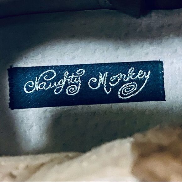 Naughty Monkey brown suede leather ankle boots 6.5 - Picture 9 of 9